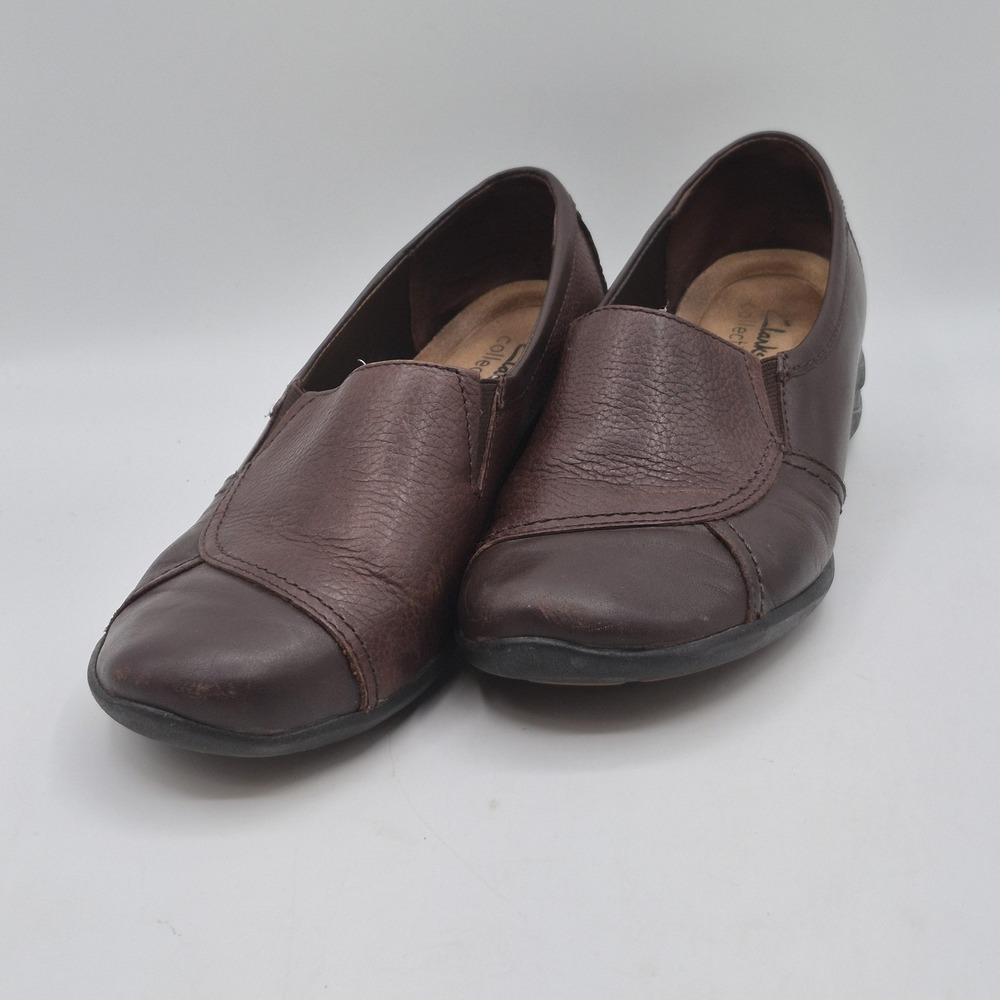 Hush Puppies Shoes Womens Size 6.5 Brown Leather Slip-On Comfort g Zero Loafer - Picture 5 of 14